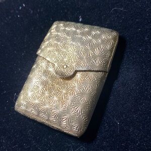 Mid Century Napier gold-plated matchstick case - Collector’s item!